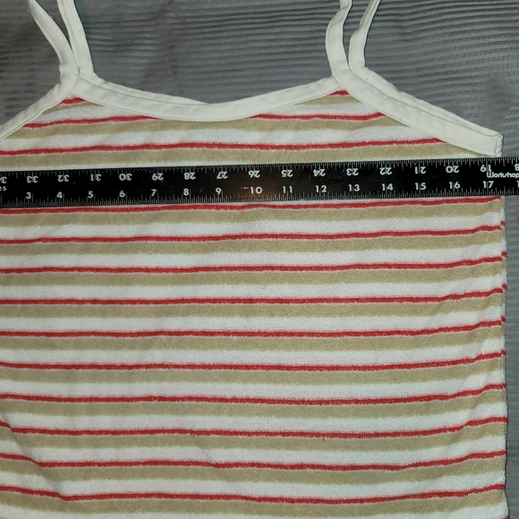 Fashion Tree terrycloth crop top Sz L - Picture 6 of 6